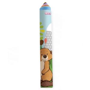 Gumka w ołówku Nici 13cm Bóbr